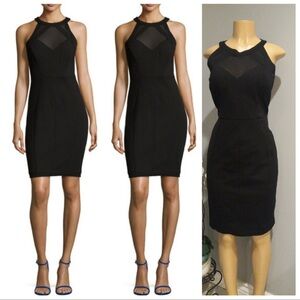 Ted Baker London Jashmeen Mesh Inset Bodycon Dress size 4